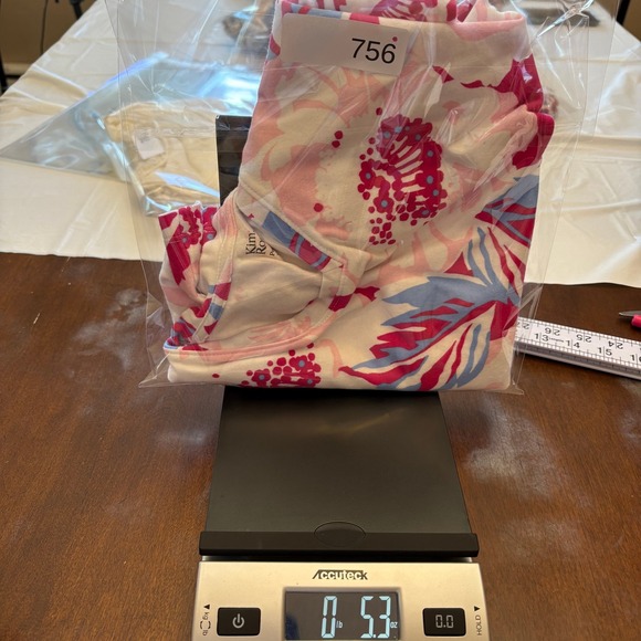 Kim Rogers Womens Petite Medium PM Pink Floral V-Neck 100% Cotton T-Shirt Top - Picture 7 of 7